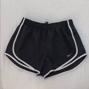 Dark Grey Nike Running shorts, adult size med.